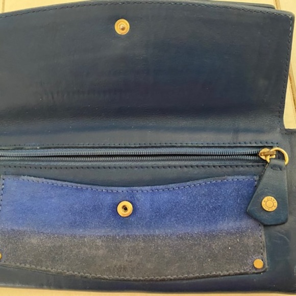 Jimmy Choo Blue Leather Wallet - Picture 3 of 7